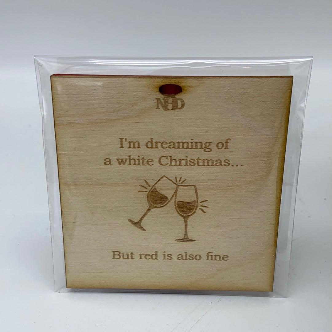 Wine ornament - Northern Heart Designs