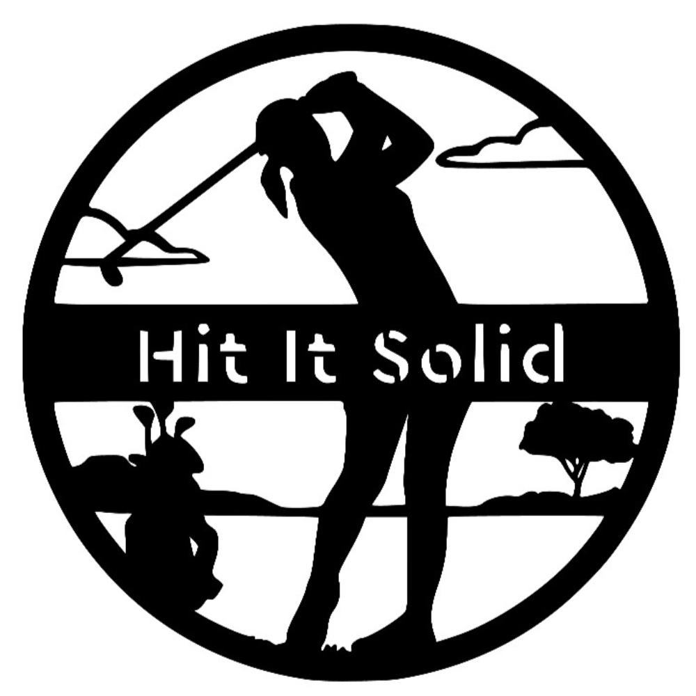 Woman Golfer Round - Northern Heart Designs