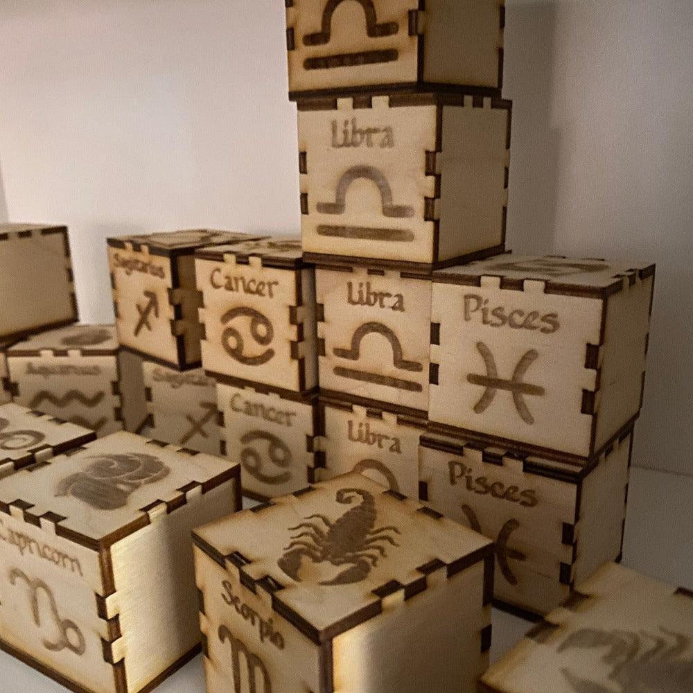 zodiac boxes - Northern Heart Designs